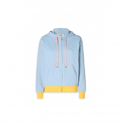 FENDI SWEATSHIRT BLUE FF FZJ611AW4SF1W0K